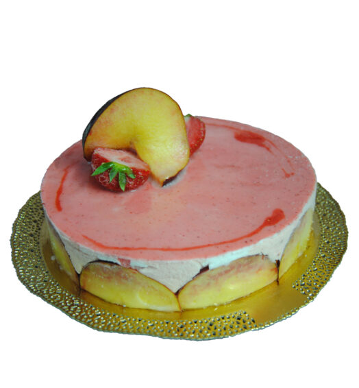 Torta Gelato Pesca, Fiordilatte e Fragola